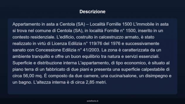 Immobile in asta di 56 m² in vendita a Centola - Foto 3