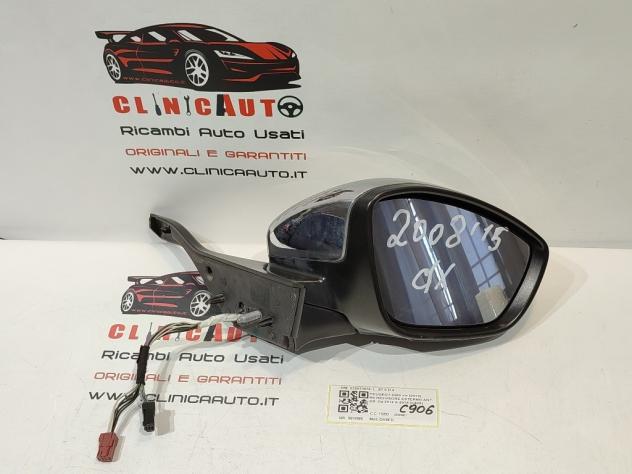 SPECCHIETTO RETROVISORE DESTRO PEUGEOT 2008 1° Serie 232673078 DV6FD (13)