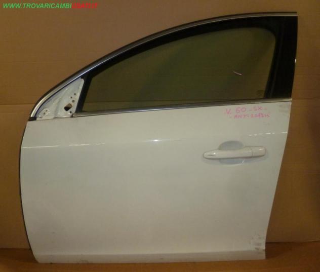 PORTA ANT. S. BIANCA C/ALZ. E SERR.  Carrozzeria  Lamierati esterni  Porte  Porta ant. sx. VOLVO - V60 - 01-09-2010 - 01-04-2013