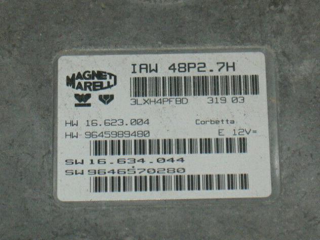 48P27H ECU CITROEN C2 PEUGEOT 206 IAW 48P2.7H 9645989480 9646570280 - Foto 2