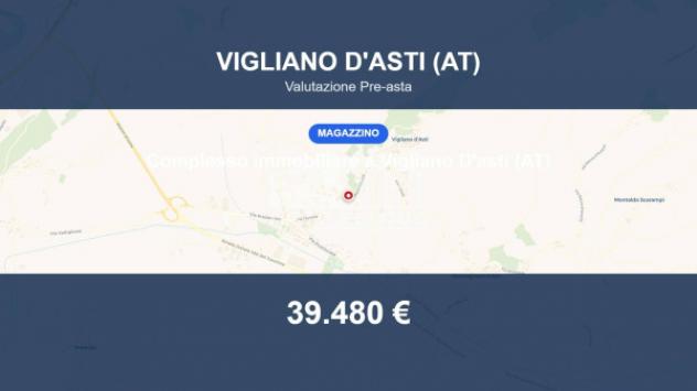 Immobile in asta di 1486 m² in vendita a Vigliano d'Asti