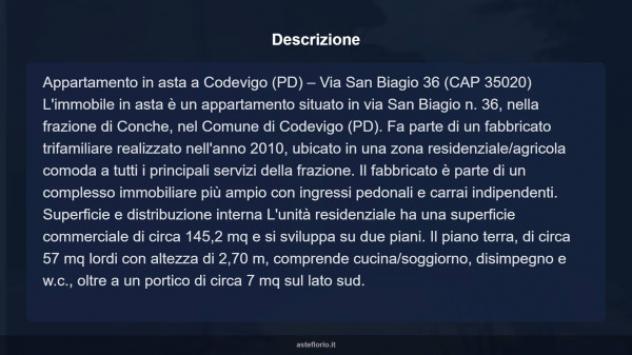 Immobile in asta di 132 m² con più di 5 locali e box auto in vendita a Codevigo - Foto 11