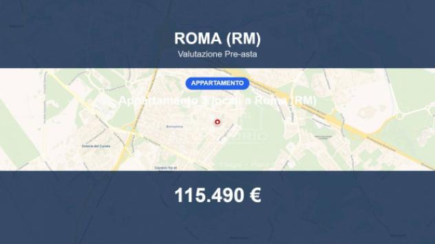 Immobile in asta di 58 m², box auto in vendita a Roma