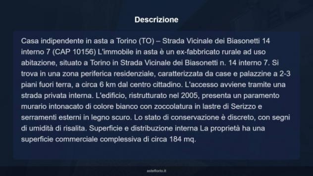 Immobile in asta di 184 m² in vendita a Torino - Foto 6
