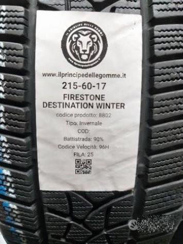 2 gomme 215 60 17 firestone a8802 - Foto 2