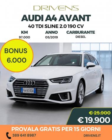 Audi A4 2.0 40 TDI SLINE EDIT S TRONIC