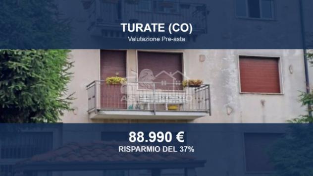 Immobile in asta di 108 m², box auto in vendita a Turate