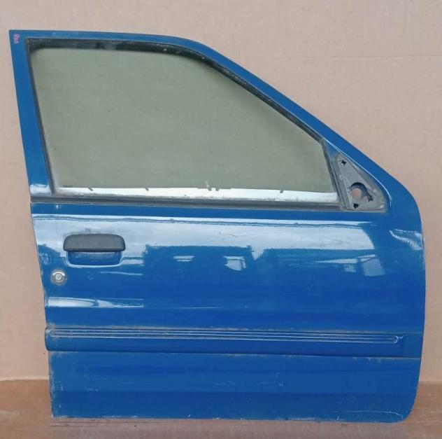 PORTA ANT.D. AZZURRO MET. C/ALZ. E SERR  Carrozzeria  Lamierati esterni  Porte  Porta ant. dx. PEUGEOT - 106 - 01-04-1996 - 01-05-2004