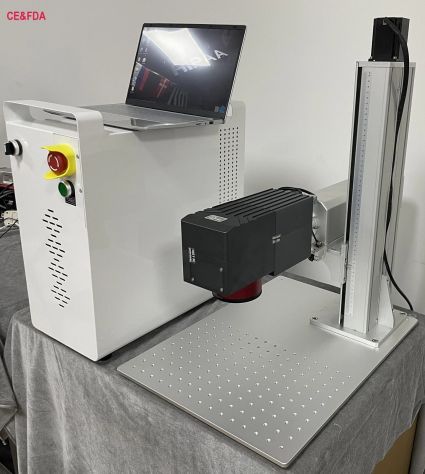 laser a fibra JPT 100W MOPA, taglierina per metalli, marcatura 3D - Foto 4