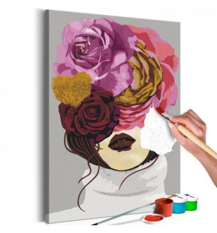 Quadro Fai Da Te Ritratto Femminile N.5 ARREDALACASA Spedizione Gratis
