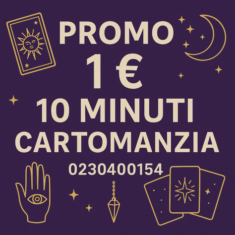 10 minuti di Cartomanzia a Solo 1 euro