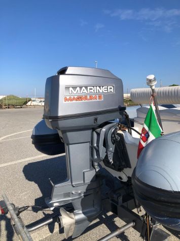 gommone marlin 480 motore mariner 40/60 carrello - Foto 4