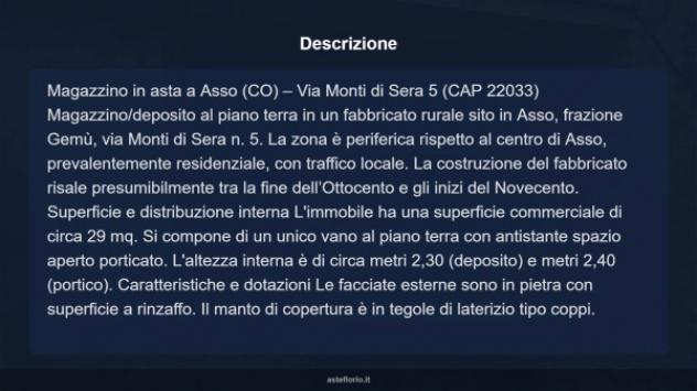 Immobile in asta di 29 m² in vendita a Rezzago - Foto 10