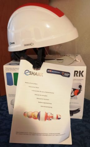 Elmetto di protezione per Elettricisti E-SHARK con visiera integrata cod. TC42ES - Foto 5