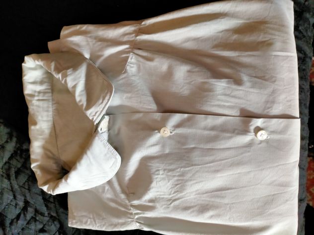 Camicia tg M verde doppio colletto spalle con rigonfiamento - Foto 4
