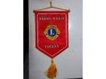 Gagliardetto del LIONS CLUB anni 60 in stoffa