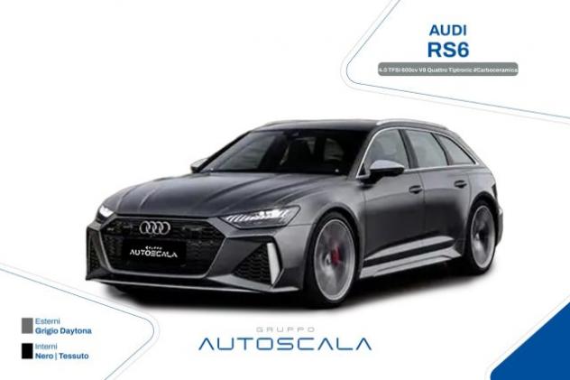 AUDI RS6 4.0 TFSI 600cv V8 Quattro Tiptronic #Carboceramica rif. 23932243