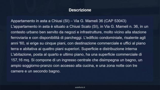 Immobile in asta di 157 m² con più di 5 locali in vendita a Chiusi - Foto 12
