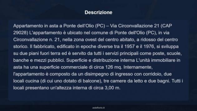 Immobile in asta di 126 m² con più di 5 locali in vendita a Ponte dell'Olio - Foto 10