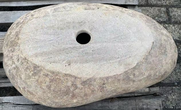 Lavabo lavandino da appoggio in pietra naturale 5 - Foto 5