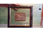 Quadro in vetro e argento