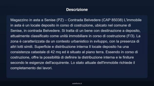 Immobile in asta di 42 m² in vendita a Senise - Foto 10