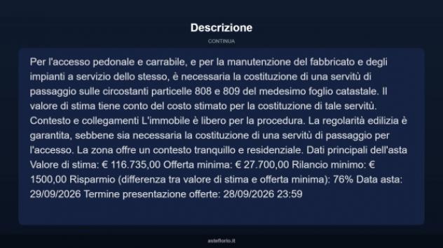 Immobile in asta di 142 m² con più di 5 locali in vendita a Agosta - Foto 4