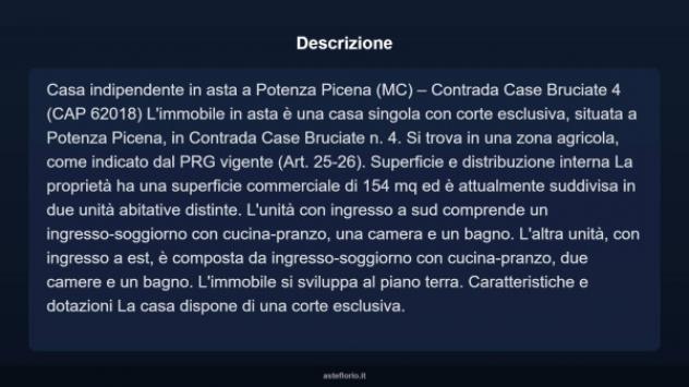 Immobile in asta di 154 m² in vendita a Potenza Picena - Foto 3