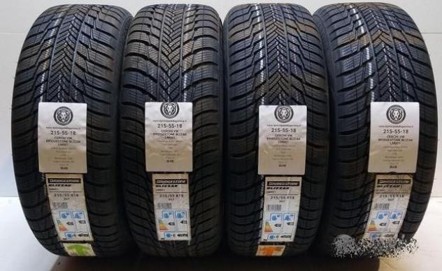 4 gomme e cerchi vw bridgestone 215 55 18 a35549