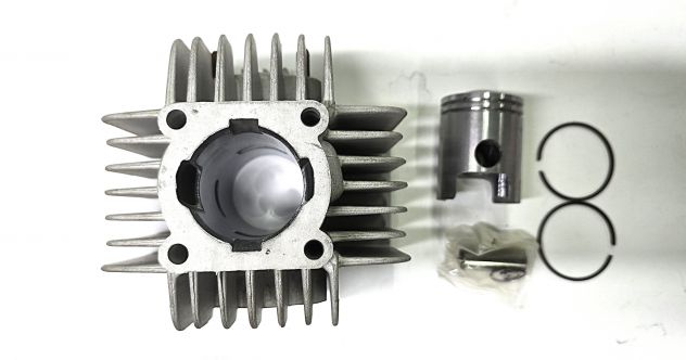 CILINDRO PISTONE ALLUMINIO MINARELLI V1 FANTIC ISSIMO 50 CC - Foto 2