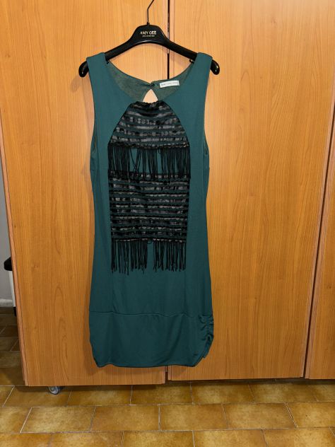 VESTITO DA DONNA ELASTICIZZATO ESTIVO,PARTICOLARE,MARCA”NEW COLLECTION”ORIGINALE