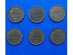 ALFA 119 - FRANCIA 20 FRANCS LOTTO DI 6 MONETE VEDI FOTO E DESCRIZIONE