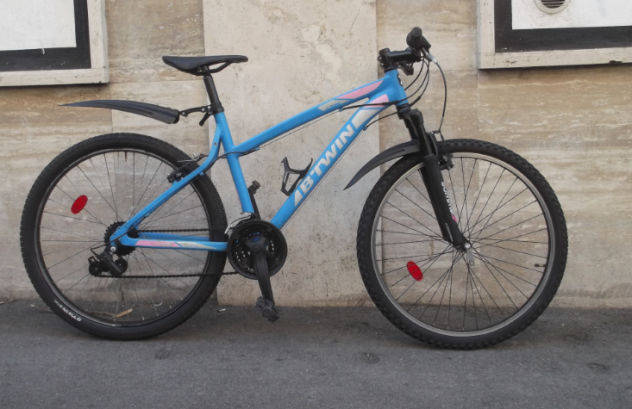 Bicicletta B'TWIN Rockrider 26-S, d'alluminio ... - Foto 5