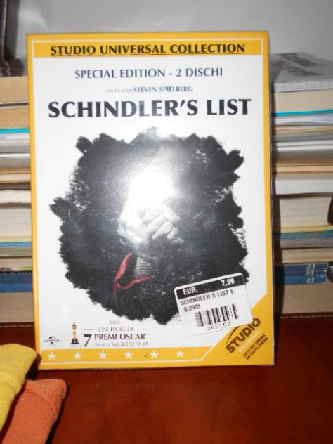 Doppio DVD sigillato "SCHINDLER'S LIST"