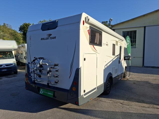 CAMPER ROLLER TEAM DUCATO SEMINTEGRALE 6 POSTI SEMIDINETTE BASCULANTE CLIMATIZZATORE LETTI GEMELLI FOTOVOLTAICO CAMPEGGIO USATI GENERALI 1811 - Foto 5