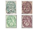 A122- RARA VARITA' DI FRANCOBOLLI FRANCESI