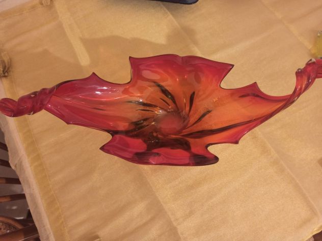 Vaso/centrotavola in vetro di Murano - Foto 4