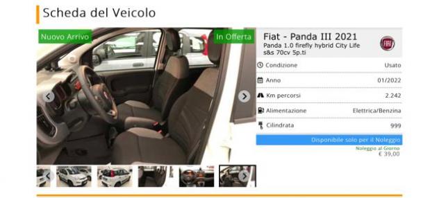 FIAT Panda 1.0 FireFly S&S Hybrid rif. 18089037 - Foto 8