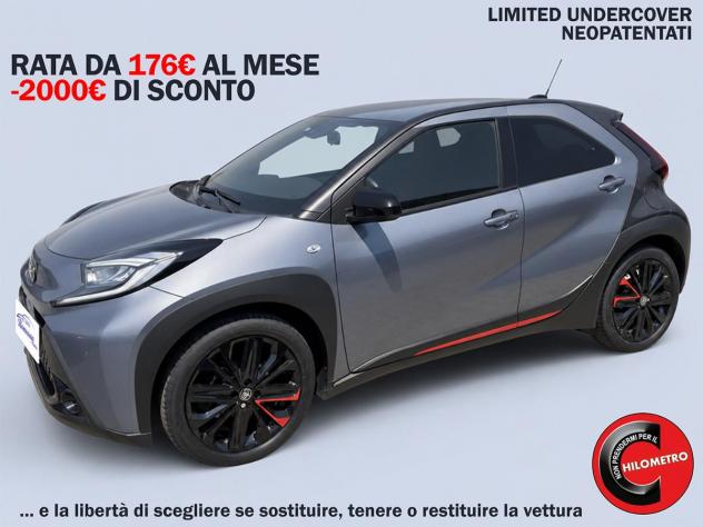 TOYOTA - Aygo X 1.0 Undercover 72cv#OK NEO PATENTATI!