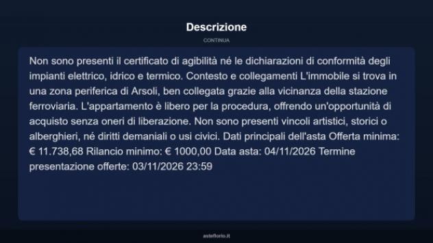 Immobile in asta di 85 m² in vendita a Arsoli - Foto 12