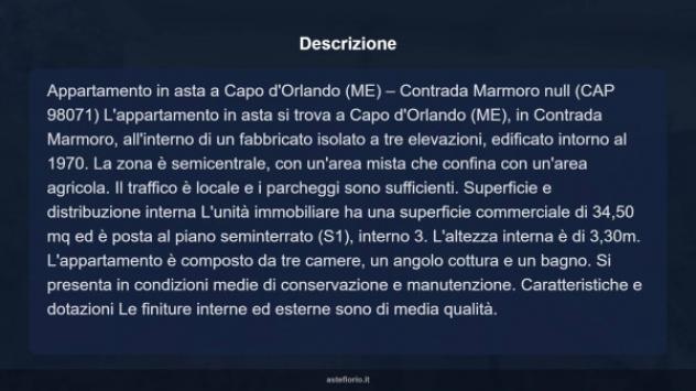 Immobile in asta di 34 m² in vendita a Capo d'Orlando - Foto 8