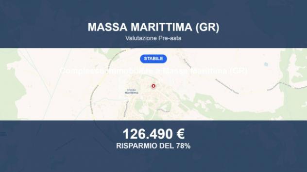 Immobile in asta di 1198 m² in vendita a Massa Marittima