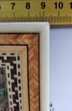 PICCOLO PORTAGIOIE , SCATOLETTA IN LEGNO VINTAGE - Foto 6