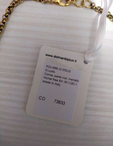 Girocollo donna con perle naturali - Foto 2