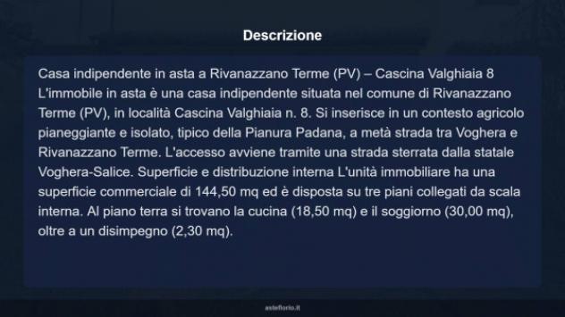 Immobile in asta di 144 m² con più di 5 locali in vendita a Rivanazzano Terme - Foto 16
