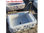 Lavello lavandino in pietra granito 60 cm