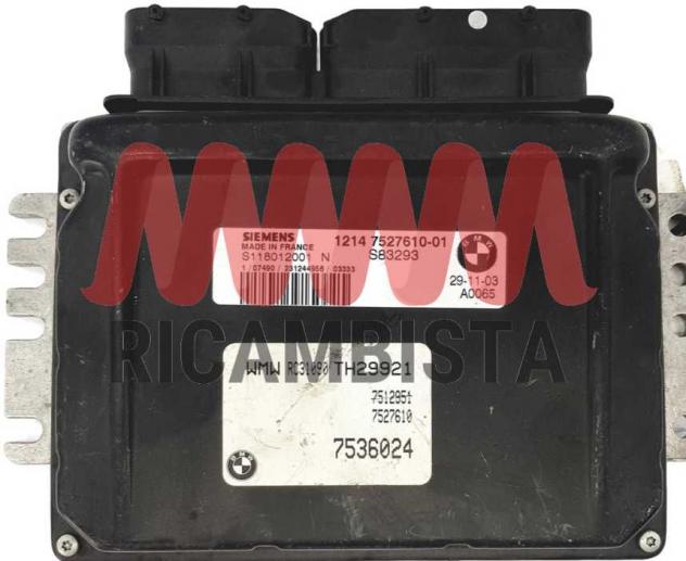 S118012001N Mini Cooper 1.6 centralina motore Siemens