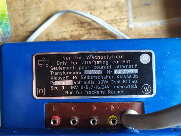 TRASFORMATORE MARKLIN PER TRENINI ELETTRICI - Foto 2
