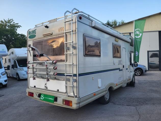 CAMPER MCLOUIS DUCATO MANSARDATO 6 POSTI DINETTE FERRO CAVALLO U GENERALI USATO - Foto 4