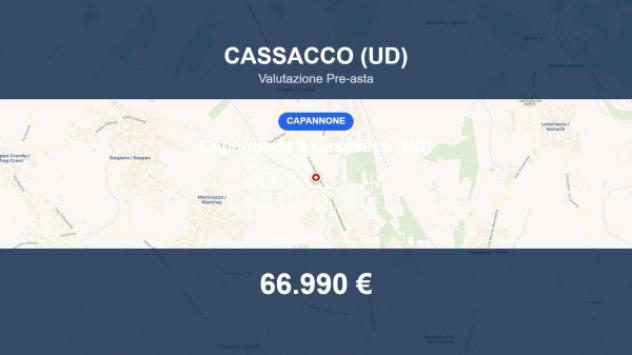 Immobile in asta di 6240 m² in vendita a Cassacco